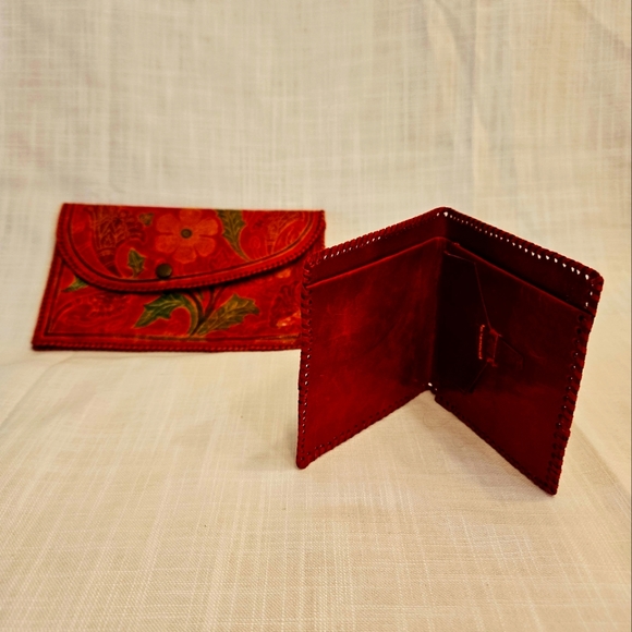 Leather wallet and simple purse - Picture 2 of 5